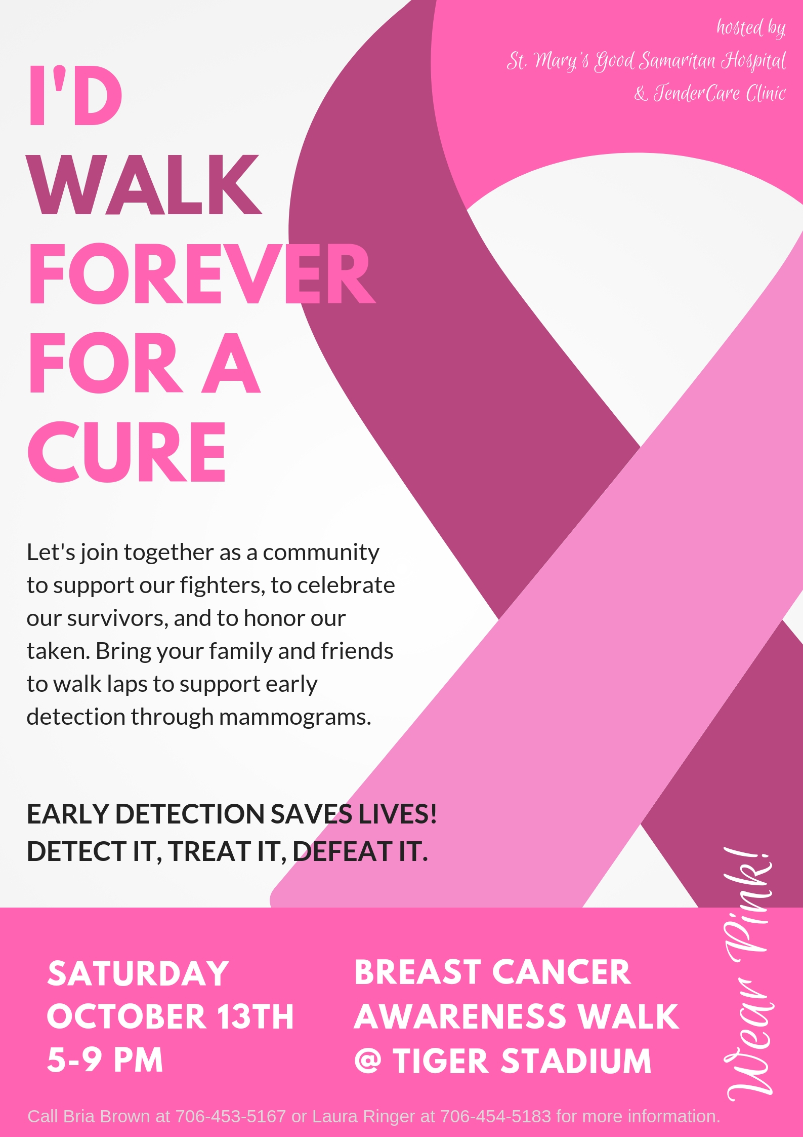 I’d Walk Forever for a Cure « Oconee Valley Healthcare